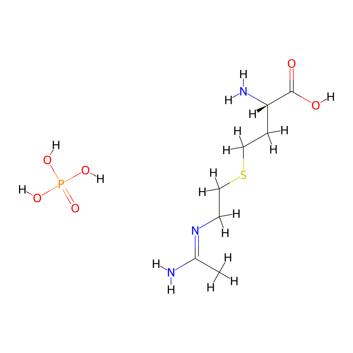 GW274150 phosphate molecular structure, CAS 438542-15-5