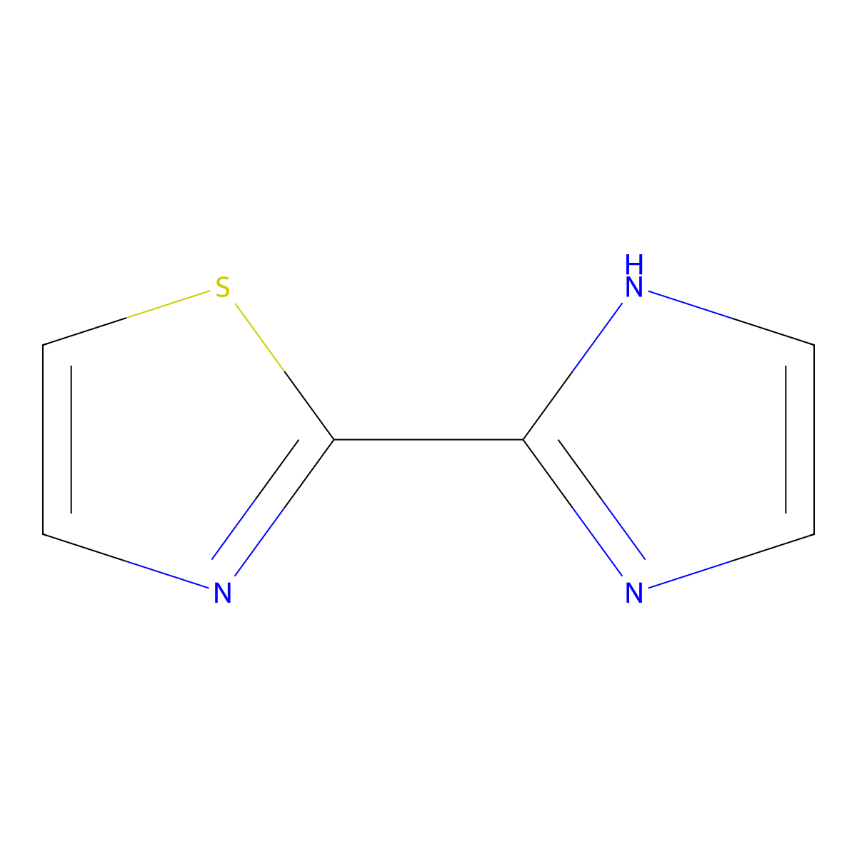 2-(1H-Imidazol-2-yl)-1,3-thiazole molecular structure, CAS 438545-36-9