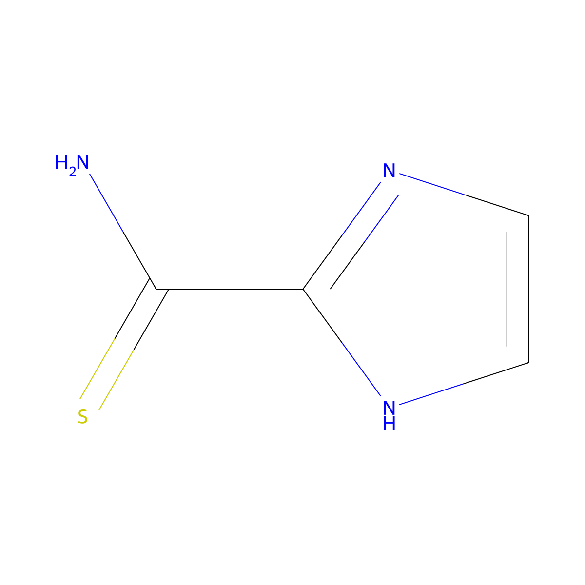 1H-Imidazole-2-carbothioamide molecular structure, CAS 438554-23-5
