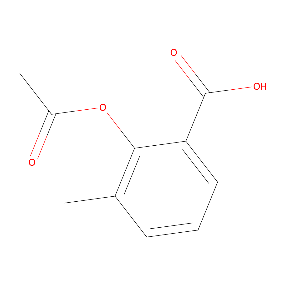 Cresopirine molecular structure, CAS 4386-39-4