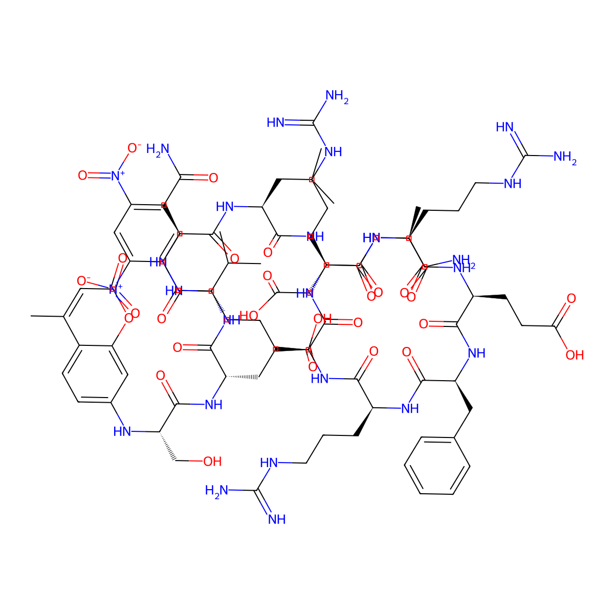 MCA-Ser-Glu-Val-Asn-Leu-Asp-Ala-Glu-Phe-Arg-Lys(DNP)-Arg-Arg-NH2 molecular structure, CAS 438625-61-7