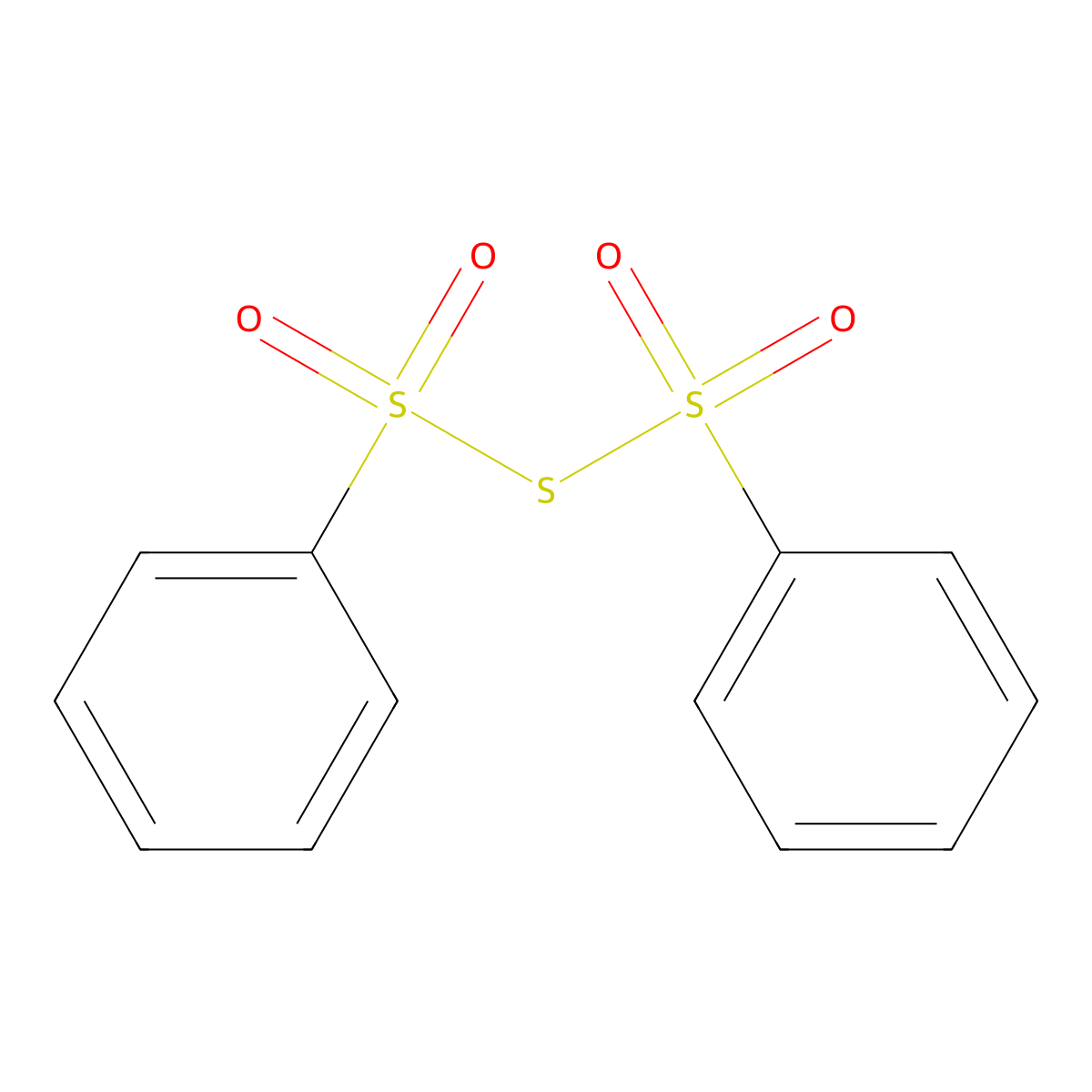 Bis(phenylsulfonyl) Sulfide molecular structure, CAS 4388-22-1