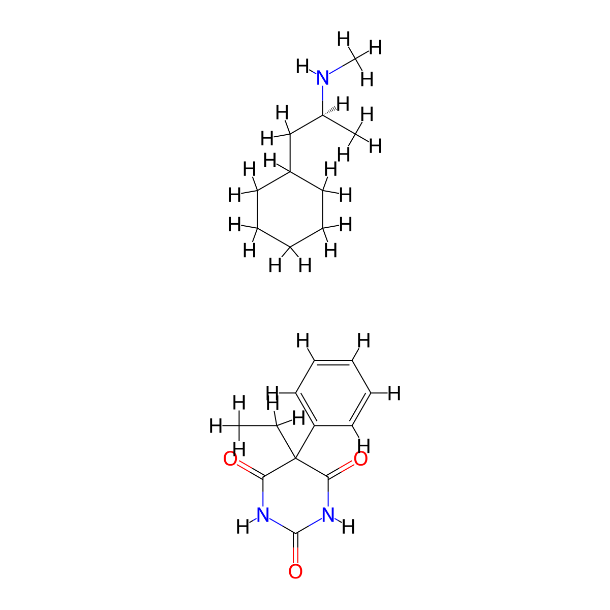 Barbexaclone molecular structure, CAS 4388-82-3