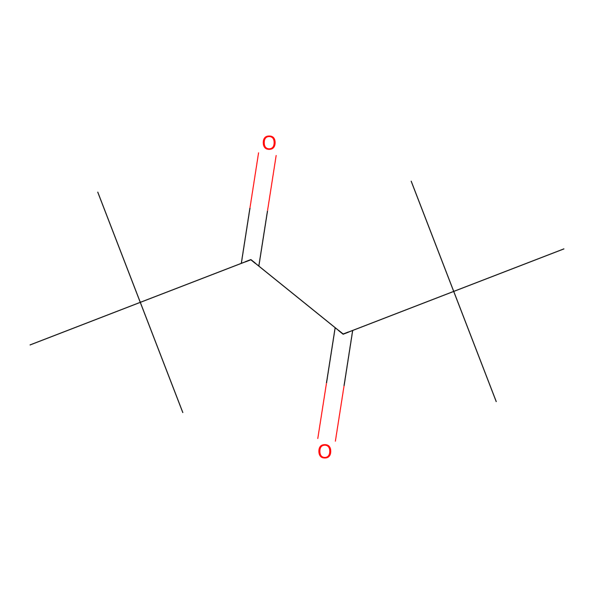 2,2,5,5-Tetramethyl-3,4-hexanedione molecular structure, CAS 4388-88-9