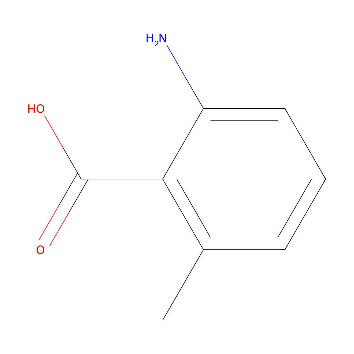 6-Methylanthranilic acid molecular structure, CAS 4389-50-8