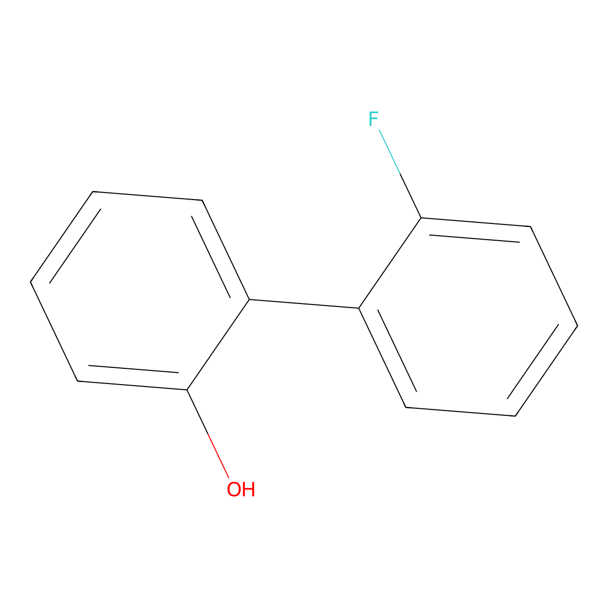 2-(2-Fluorophenyl)phenol molecular structure, CAS 439-80-5