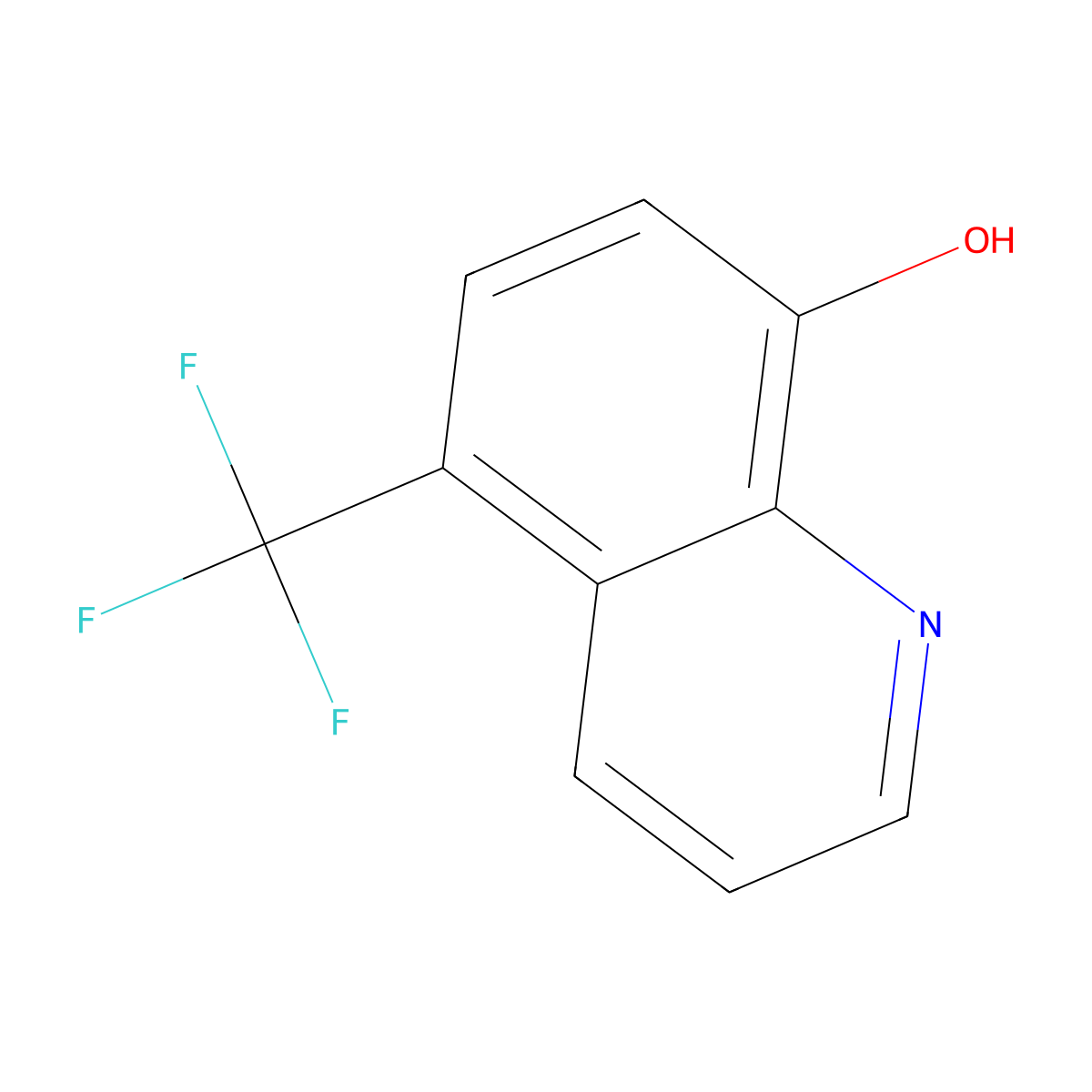 5-(Trifluoromethyl)-8-quinolinol molecular structure, CAS 439-91-8