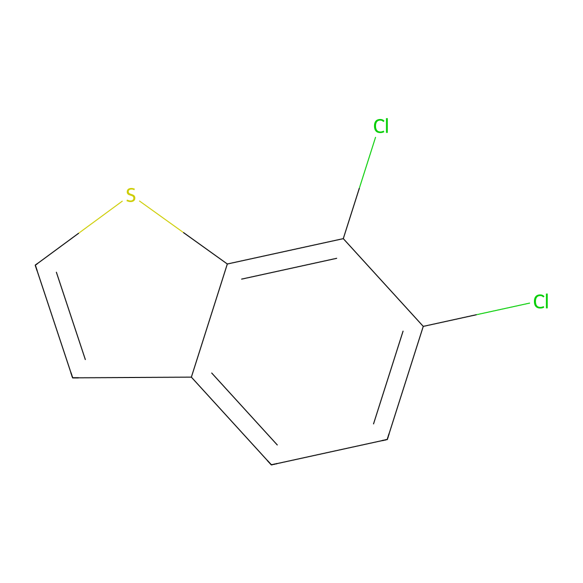 6,7-dichloroBenzo[b]thiophene molecular structure, CAS 439083-10-0