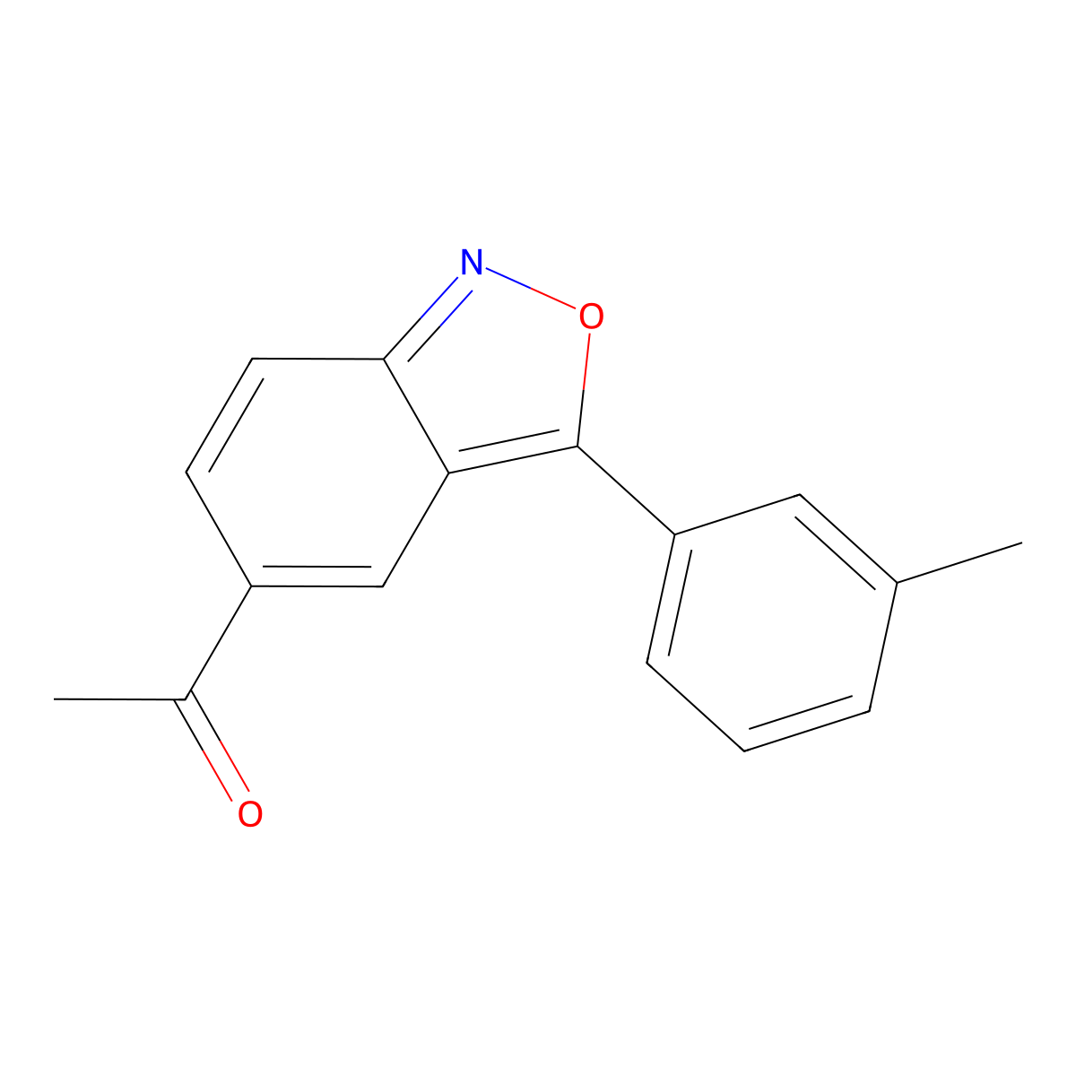 1-[3-(3-Methylphenyl)-2,1-benzisoxazol-5-yl]-1-ethanone molecular structure, CAS 439094-73-2