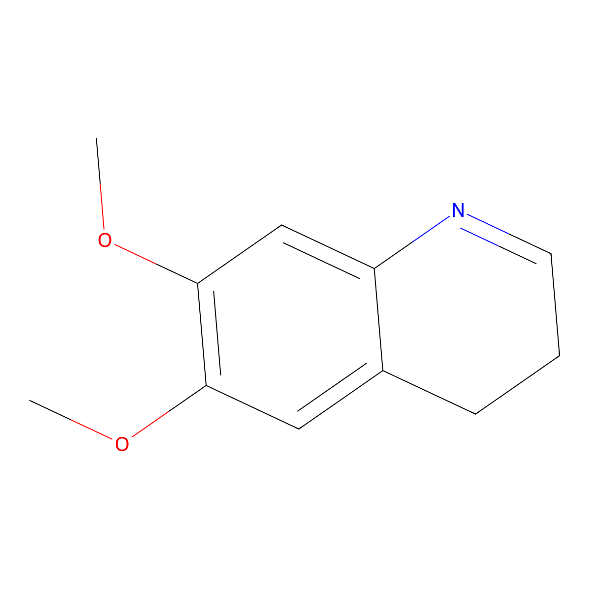 3,4-Dihydro-6,7-dimethoxyquinoline molecular structure, CAS 439095-32-6