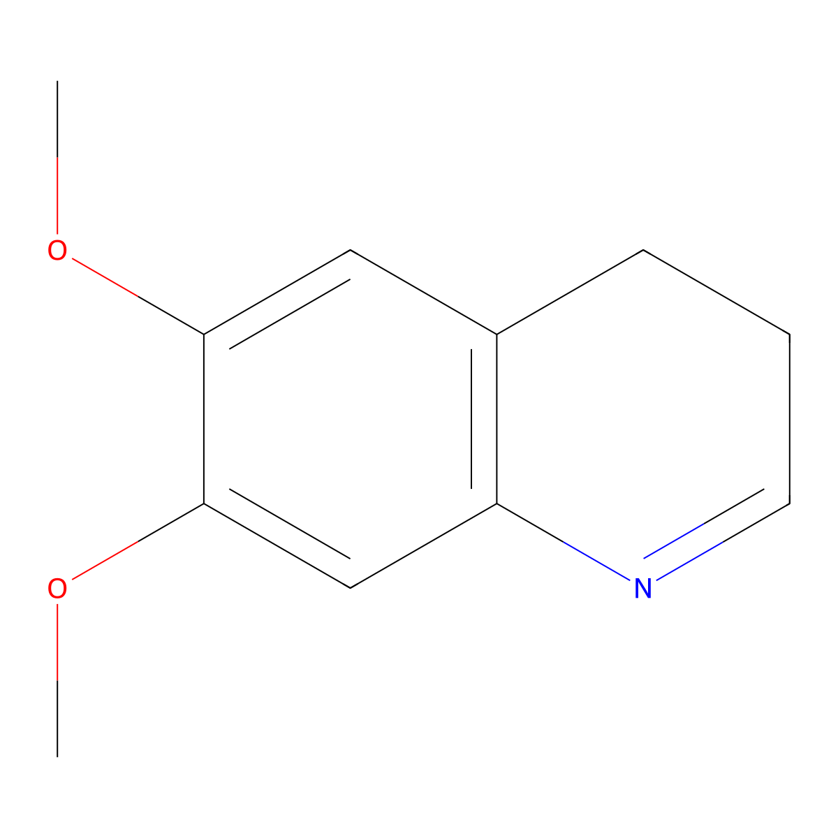 3,4-Dihydro-6,7-dimethoxyquinoline molecular structure, CAS 439095-32-6
