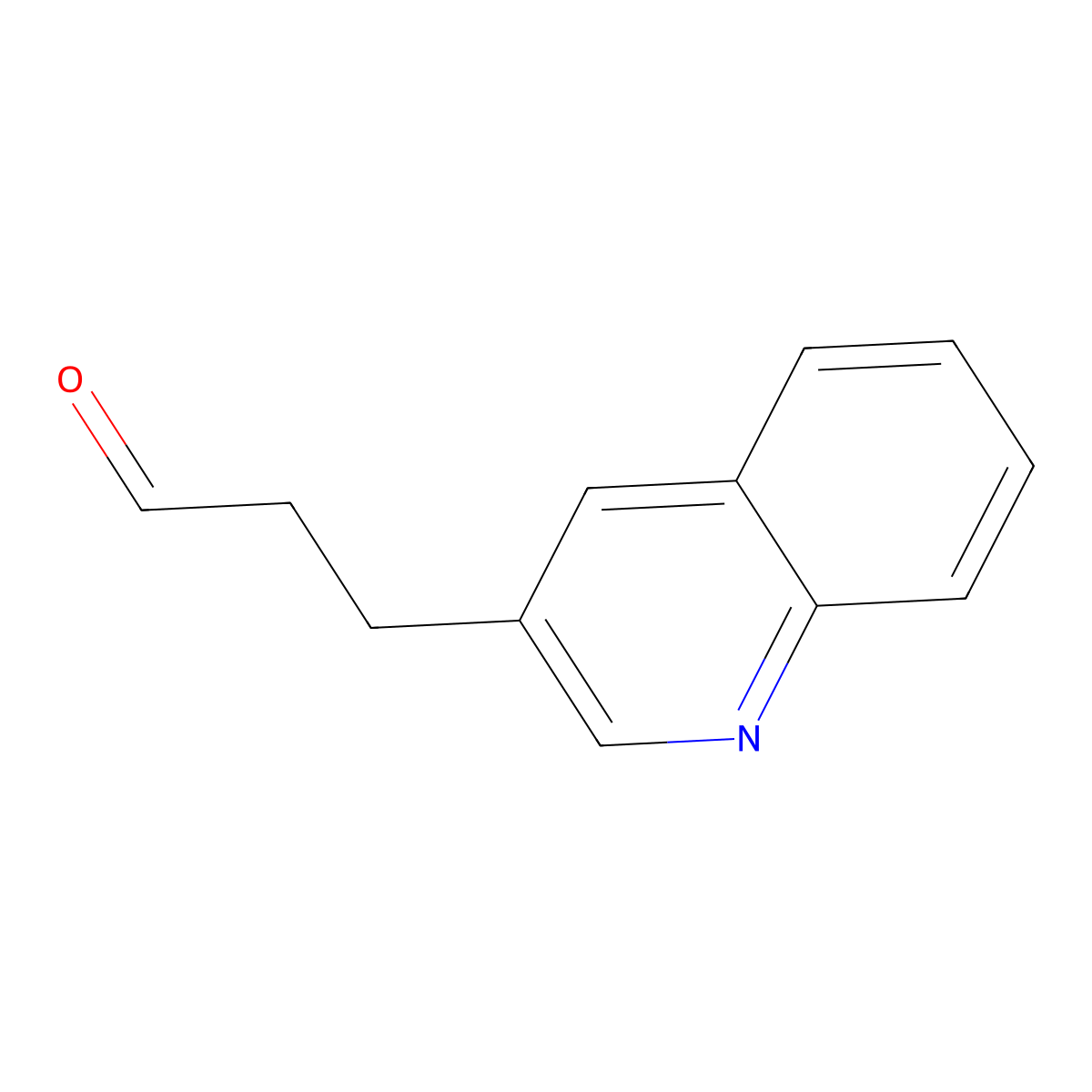 3-(Quinolin-3-yl)propanal molecular structure, CAS 439107-12-7