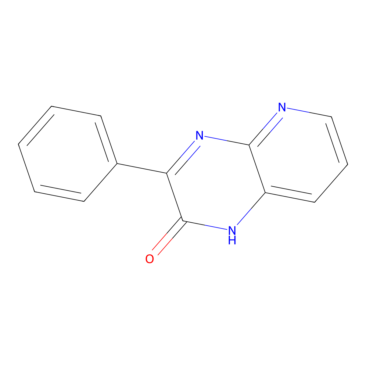 3-Phenylpyrido[2,3-b]pyrazin-2(1H)-one molecular structure, CAS 439148-46-6