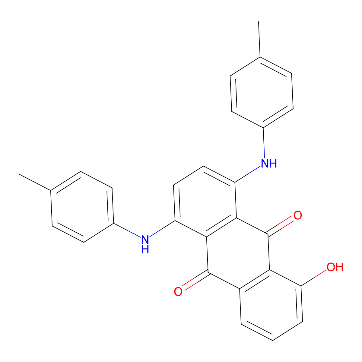 Sudan Green molecular structure, CAS 4392-68-1