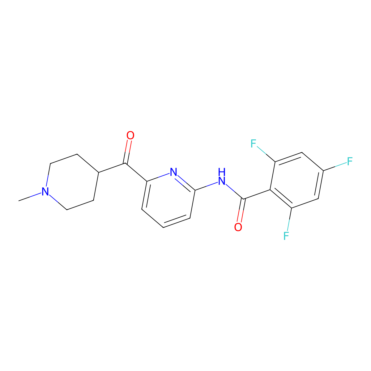 Lasmiditan molecular structure, CAS 439239-90-4