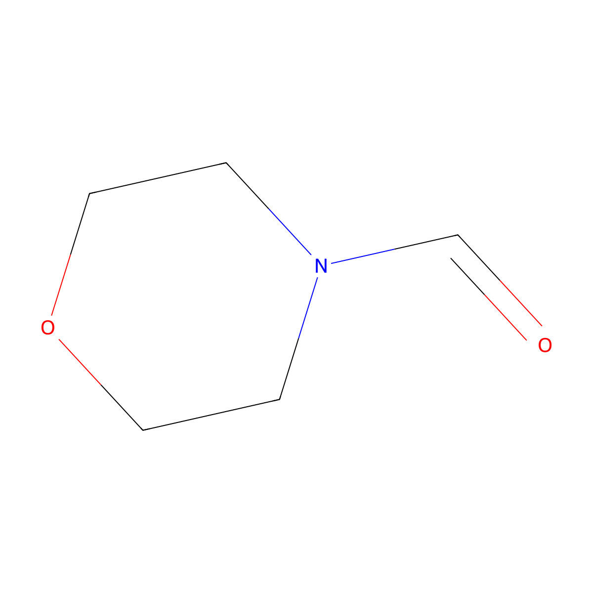 N-Formylmorpholine molecular structure, CAS 4394-85-8