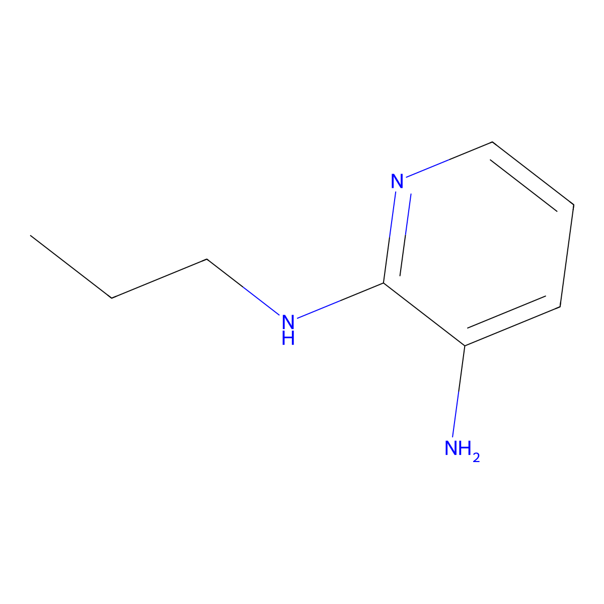 N2-Propylpyridine-2,3-diamine molecular structure, CAS 439571-80-9