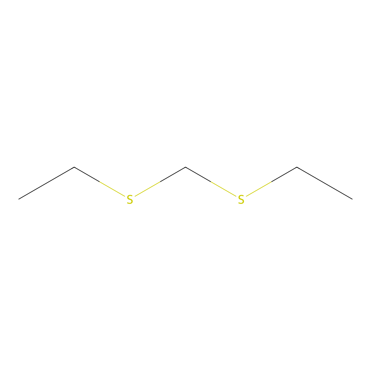 Bis(ethylthio)methane molecular structure, CAS 4396-19-4