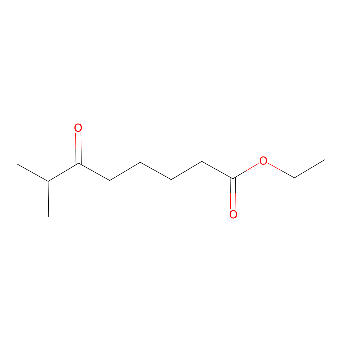 Ethyl 7-methyl-6-oxooctanoate molecular structure, CAS 439864-61-6