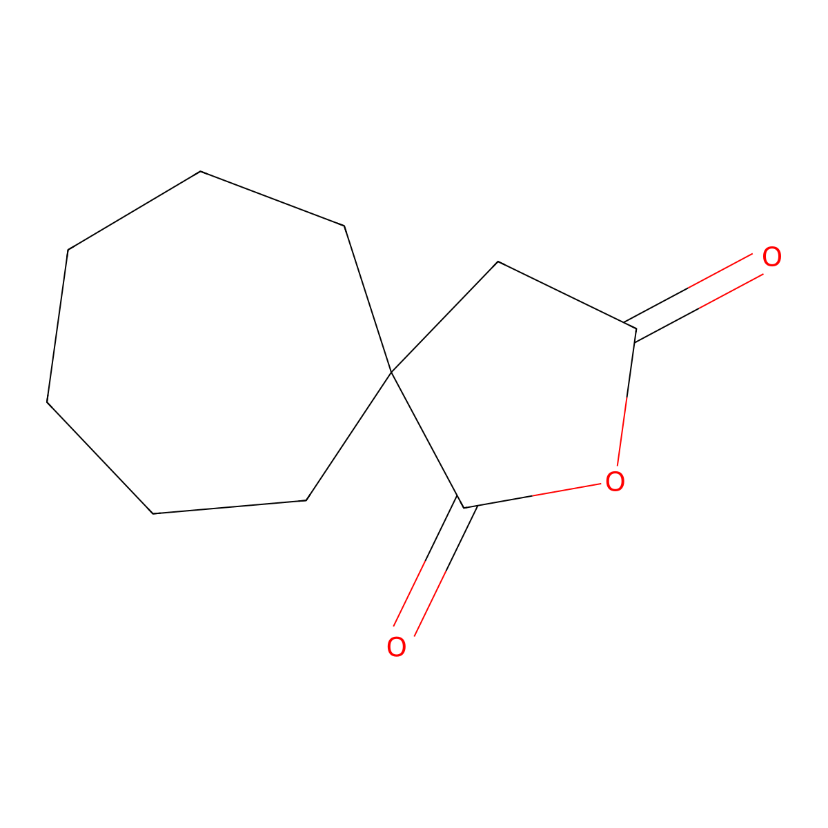 2-Oxaspiro[4.6]undecane-1,3-dione molecular structure, CAS 4401-21-2
