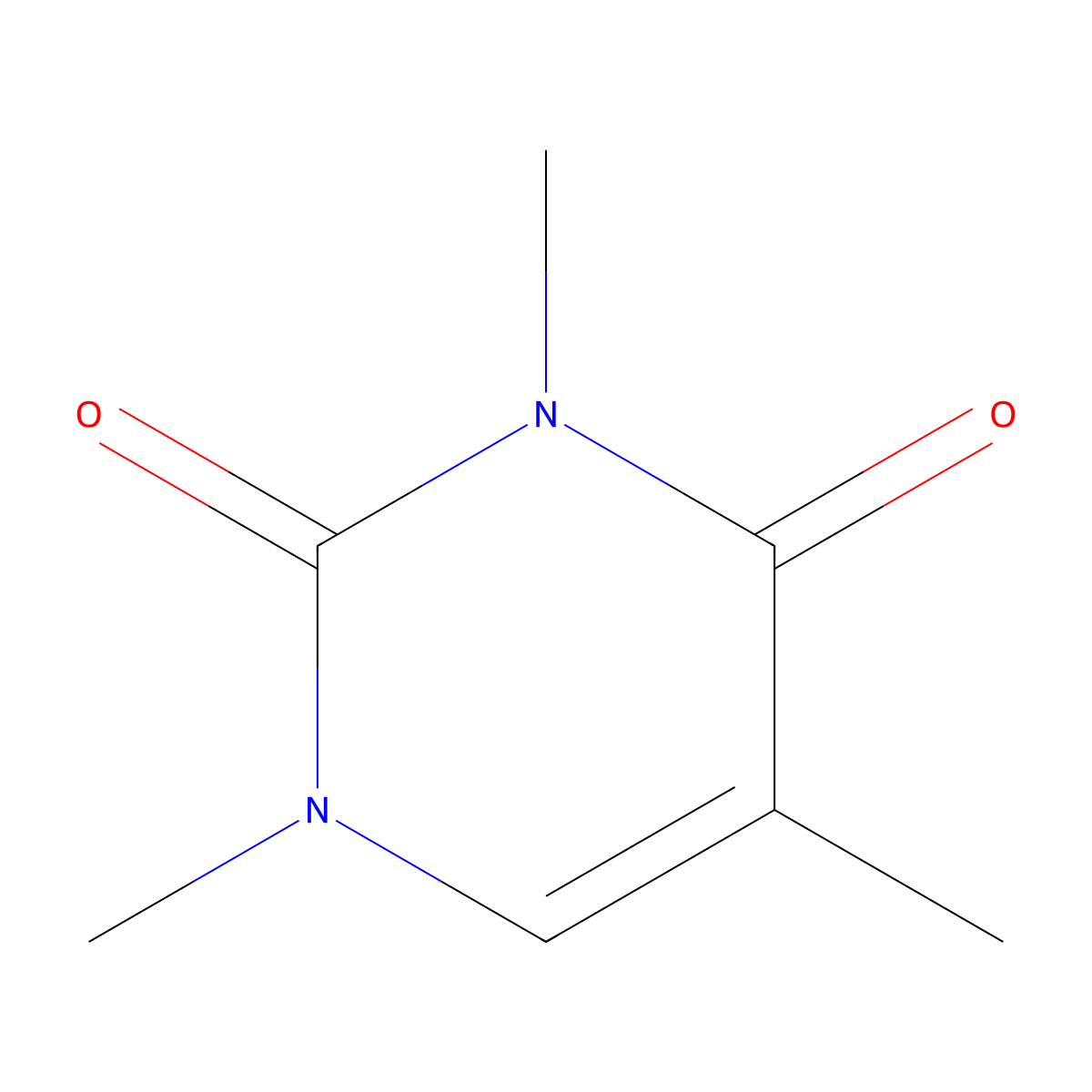 N,N-Dimethylthymine molecular structure, CAS 4401-71-2