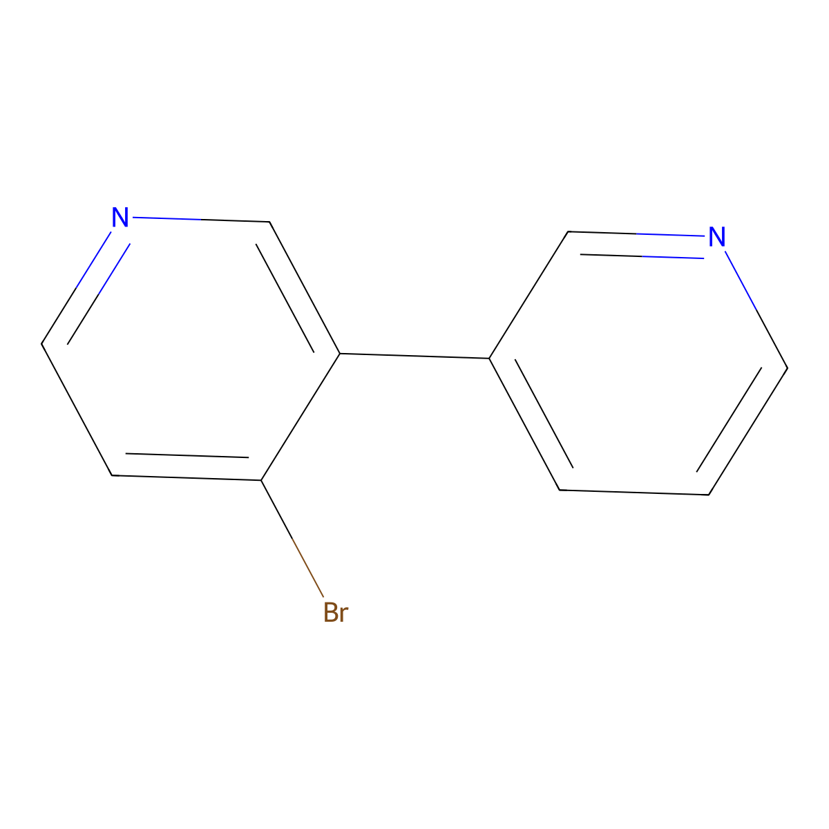 4-Bromo-3-(pyridin-3-yl)pyridine molecular structure, CAS 440112-19-6