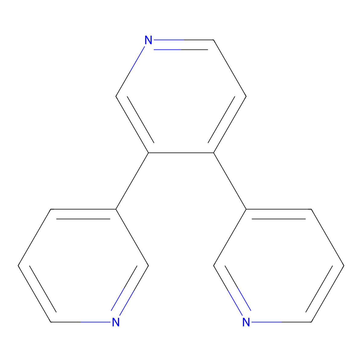 3,4-Di(pyridin-3-yl)pyridine molecular structure, CAS 440112-23-2