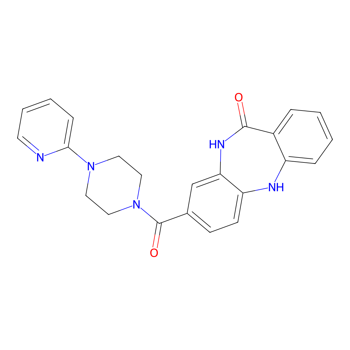 6-[4-(Pyridin-2-yl)piperazine-1-carbonyl]-2,9-diazatricyclo[9.4.0.0^{3,8}]pentadeca-1(11),3(8),4,6,12,14-hexaen-10-one molecular structure, CAS 440120-46-7