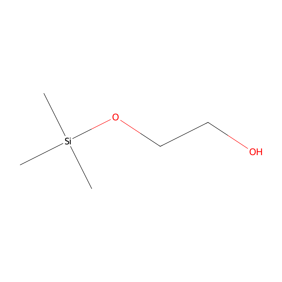 2-[(Trimethylsilyl)oxy]ethanol molecular structure, CAS 4403-13-8