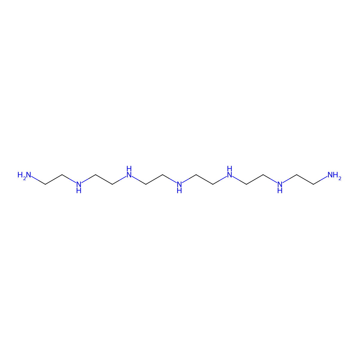 Hexaethyleneheptamine molecular structure, CAS 4403-32-1