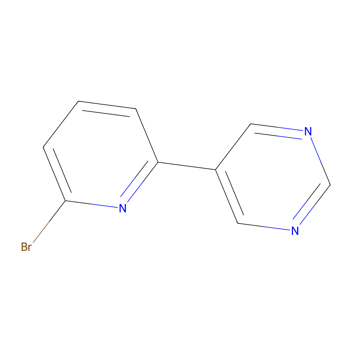 5-(6-Bromopyridin-2-yl)pyrimidine molecular structure, CAS 440680-33-1