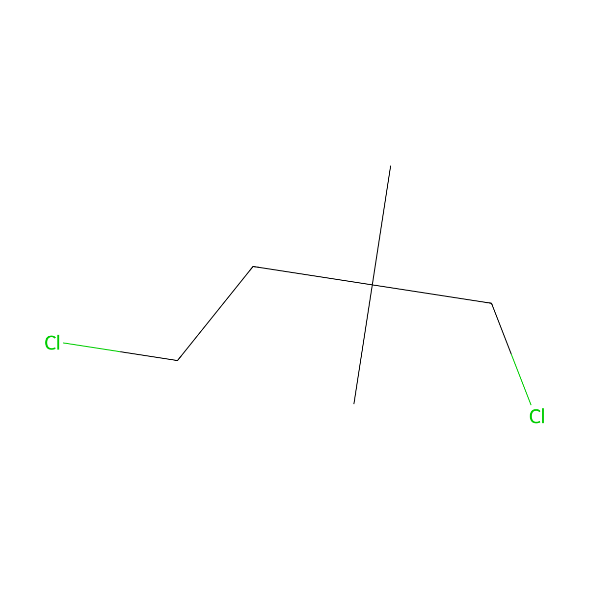 1,4-Dichloro-2,2-dimethylbutane molecular structure, CAS 440680-51-3