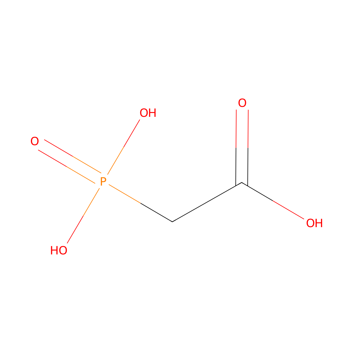 Phosphonoacetic Acid molecular structure, CAS 4408-78-0