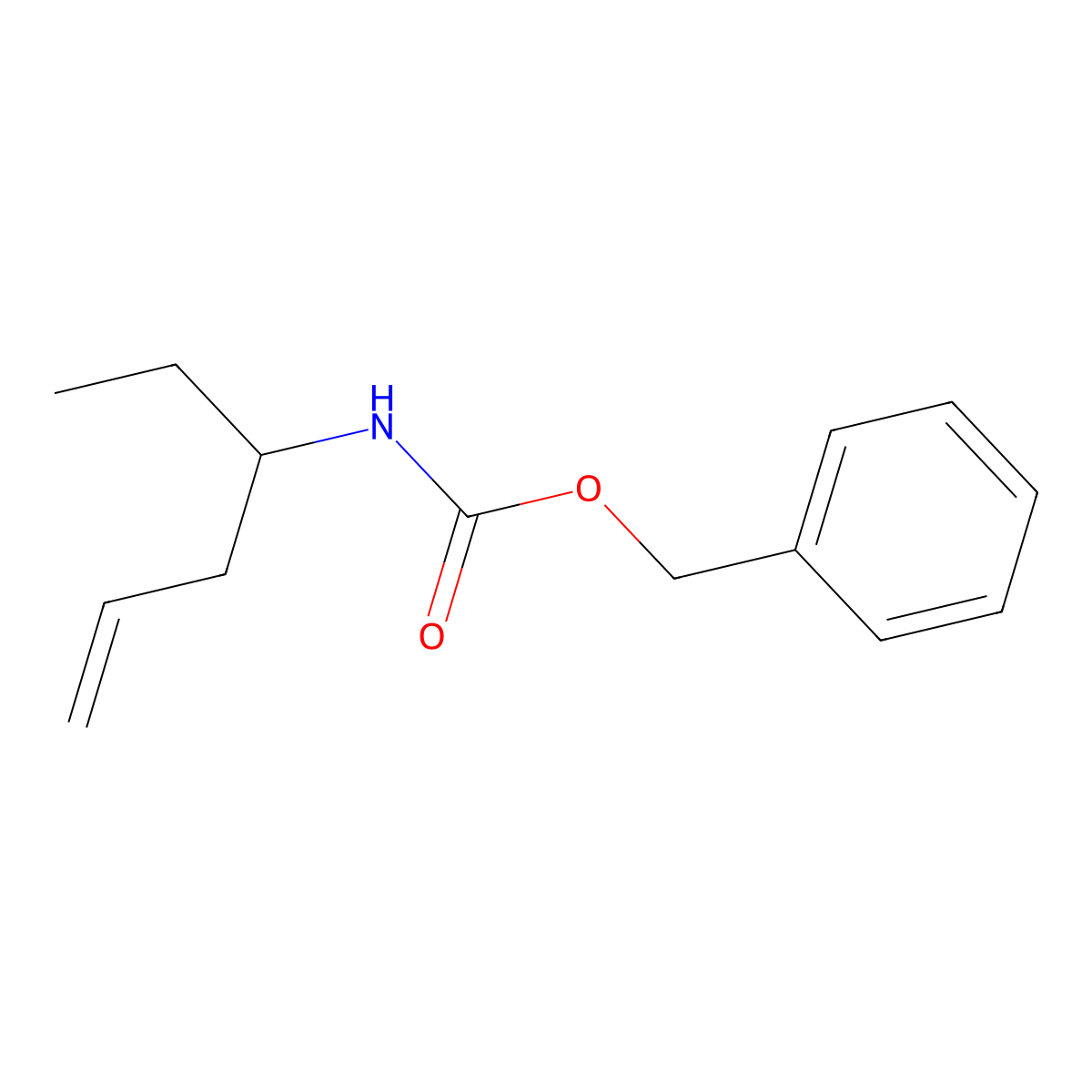 benzyl N-(hex-5-en-3-yl)carbamate molecular structure, CAS 441071-00-7
