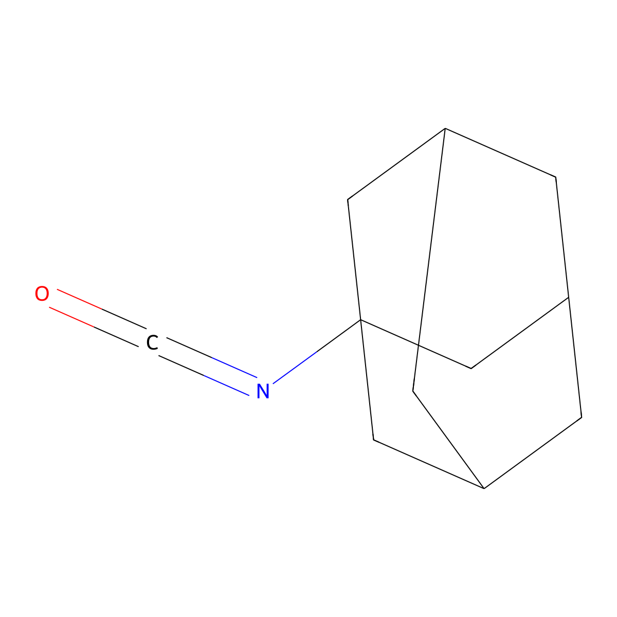 1-Isocyanatoadamantane molecular structure, CAS 4411-25-0