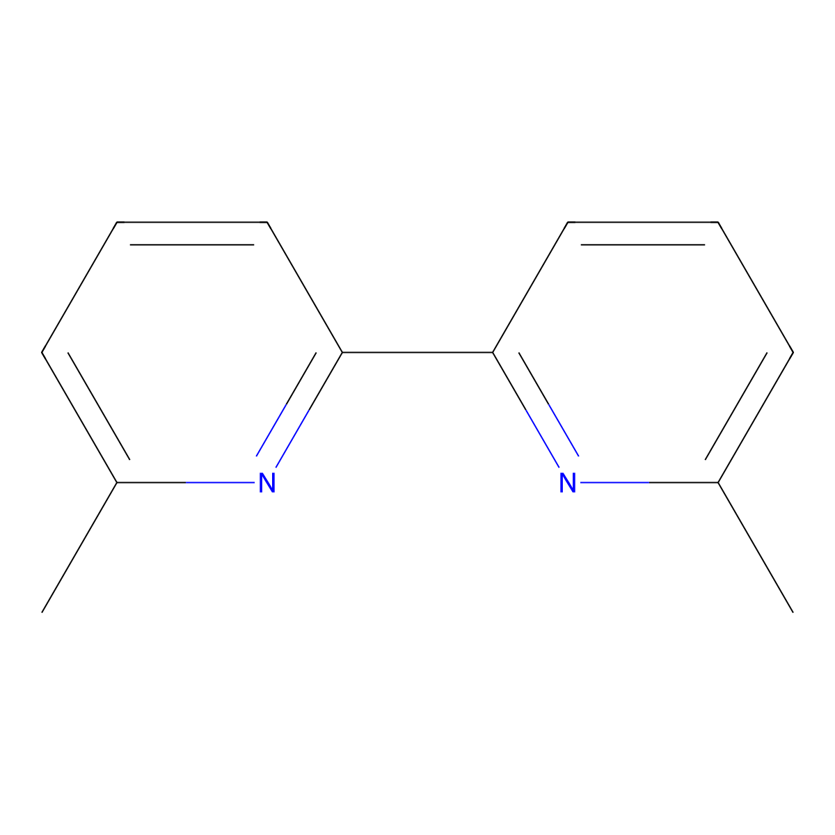 6,6'-Dimethyl-2,2'-bipyridine , 6,6'-Dimethyl-2,2'-bipyridine molecular structure, CAS 4411-80-7