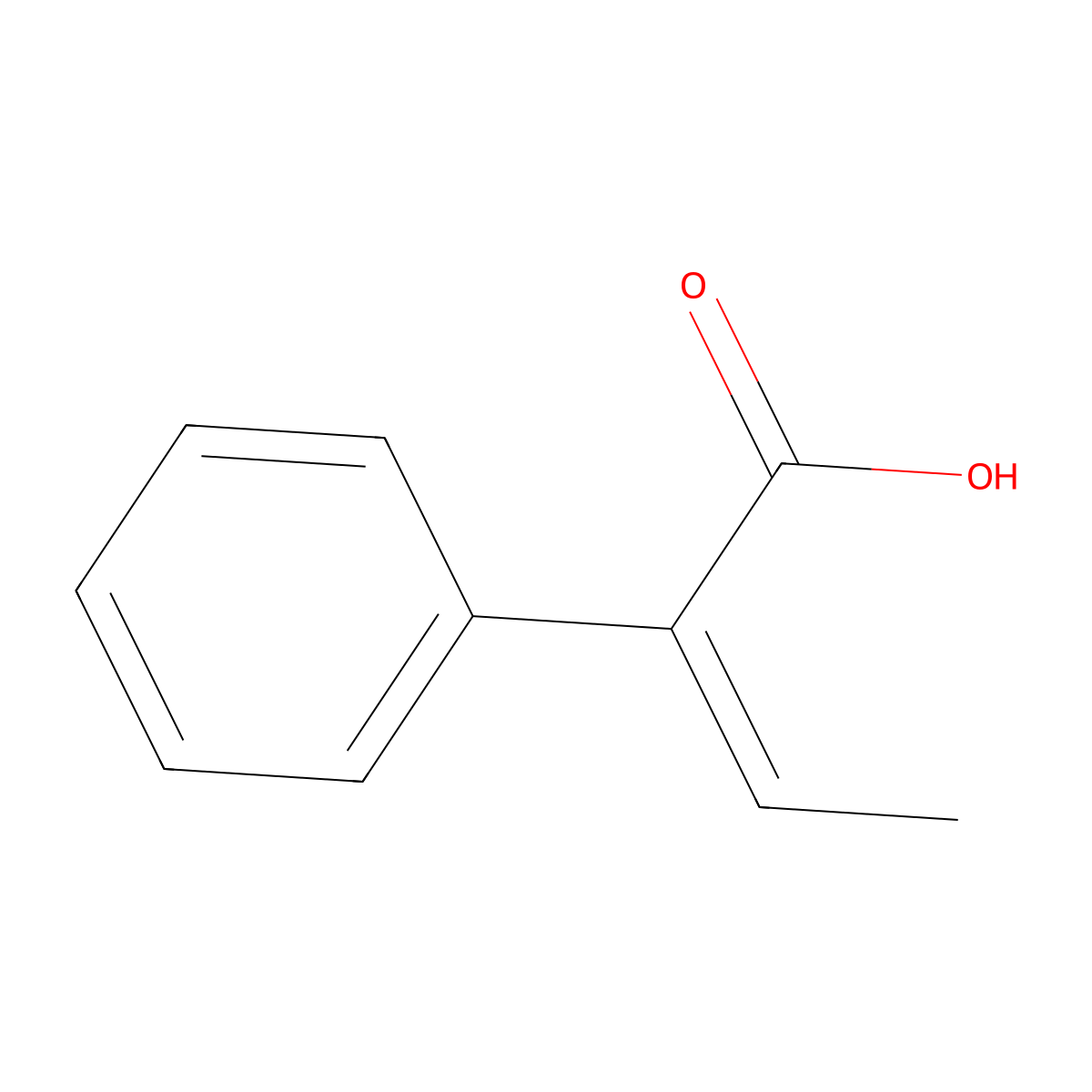 2-Phenylbut-2-enoic acid molecular structure, CAS 4412-10-6