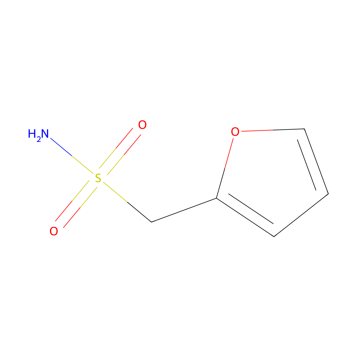 (Furan-2-yl)methanesulfonamide molecular structure, CAS 4412-90-2