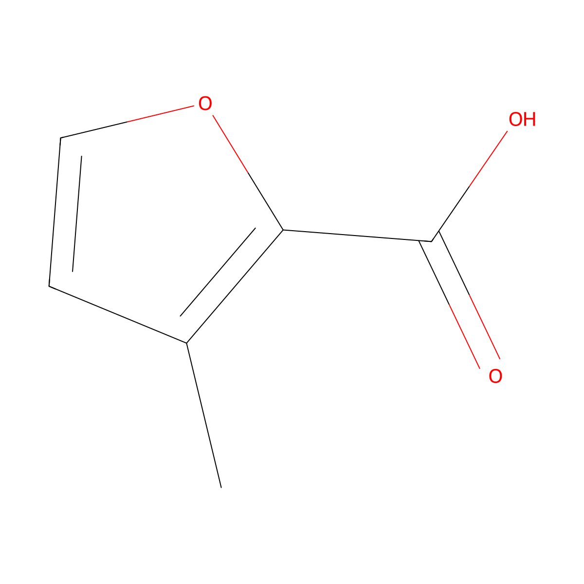 3-Methyl-2-furoic acid molecular structure, CAS 4412-96-8