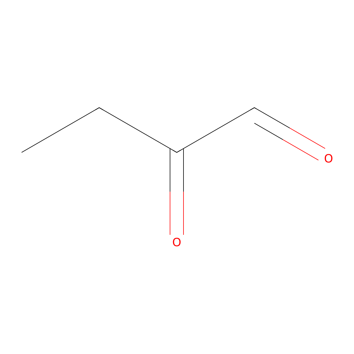 Ethylglyoxal molecular structure, CAS 4417-81-6