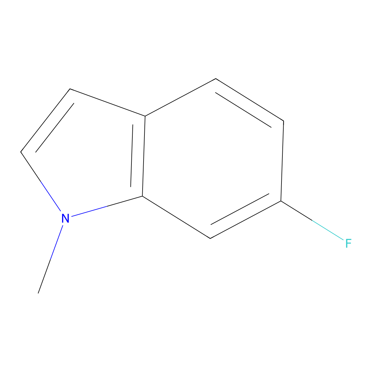 6-Fluoro-1-methyl-1h-indole molecular structure, CAS 441715-92-0