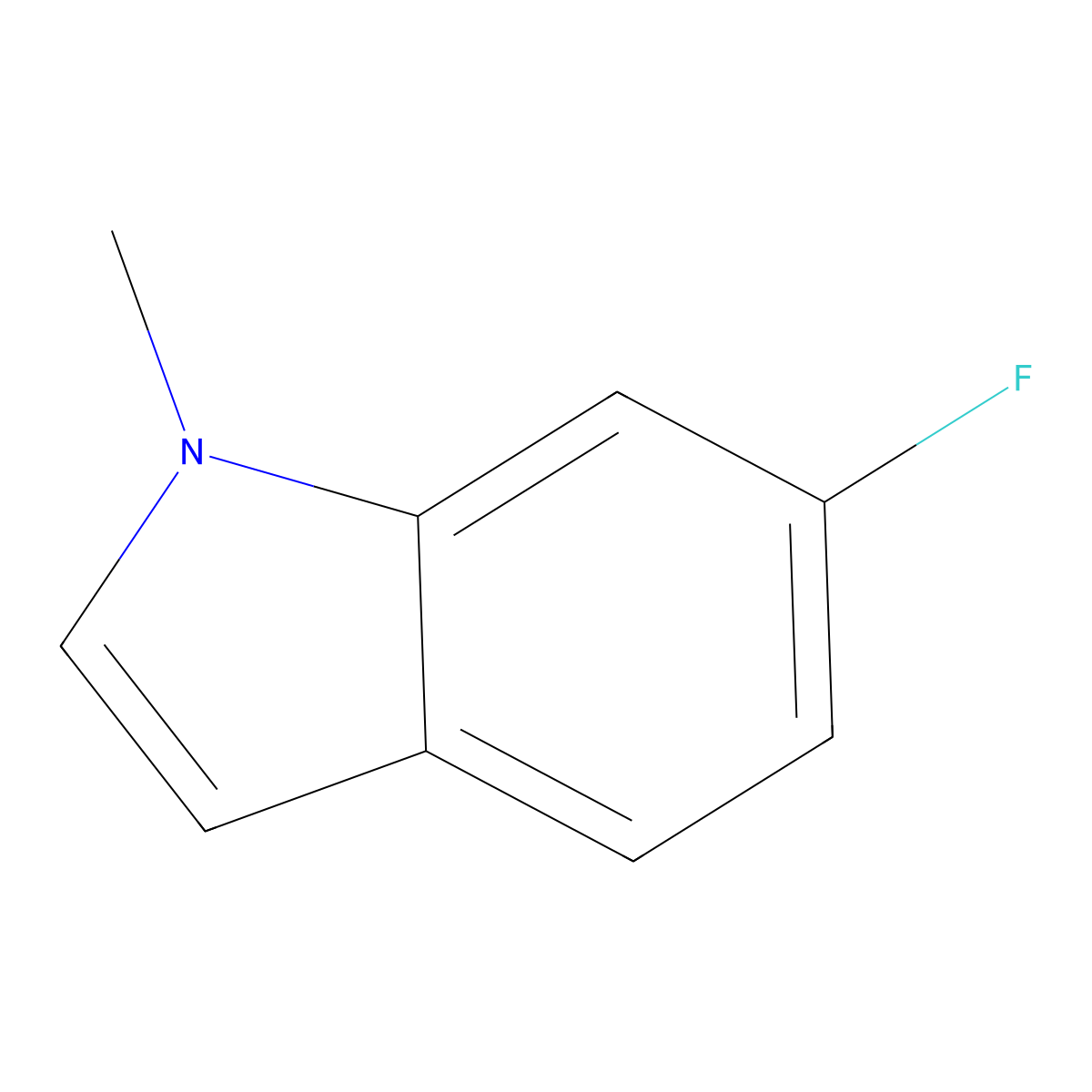 6-Fluoro-1-methyl-1h-indole molecular structure, CAS 441715-92-0