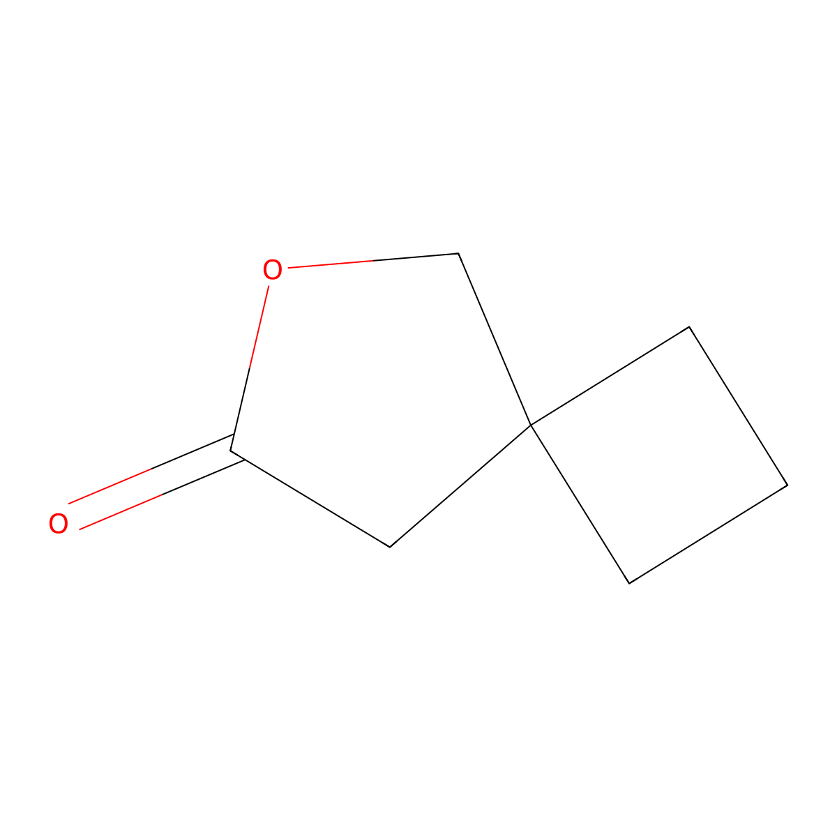 6-Oxaspiro(3.4)octan-7-one molecular structure, CAS 441774-26-1