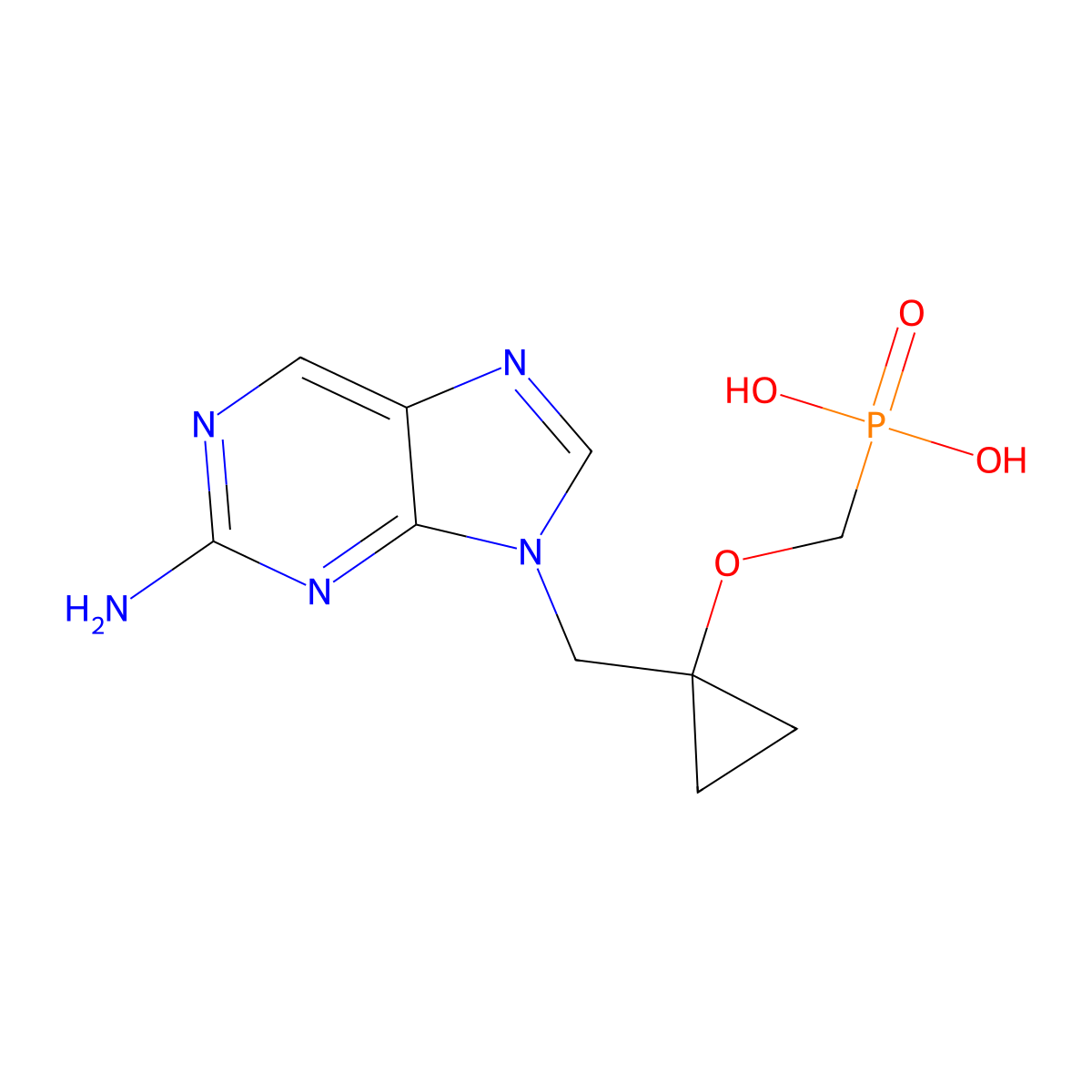 Besifovir molecular structure, CAS 441785-25-7