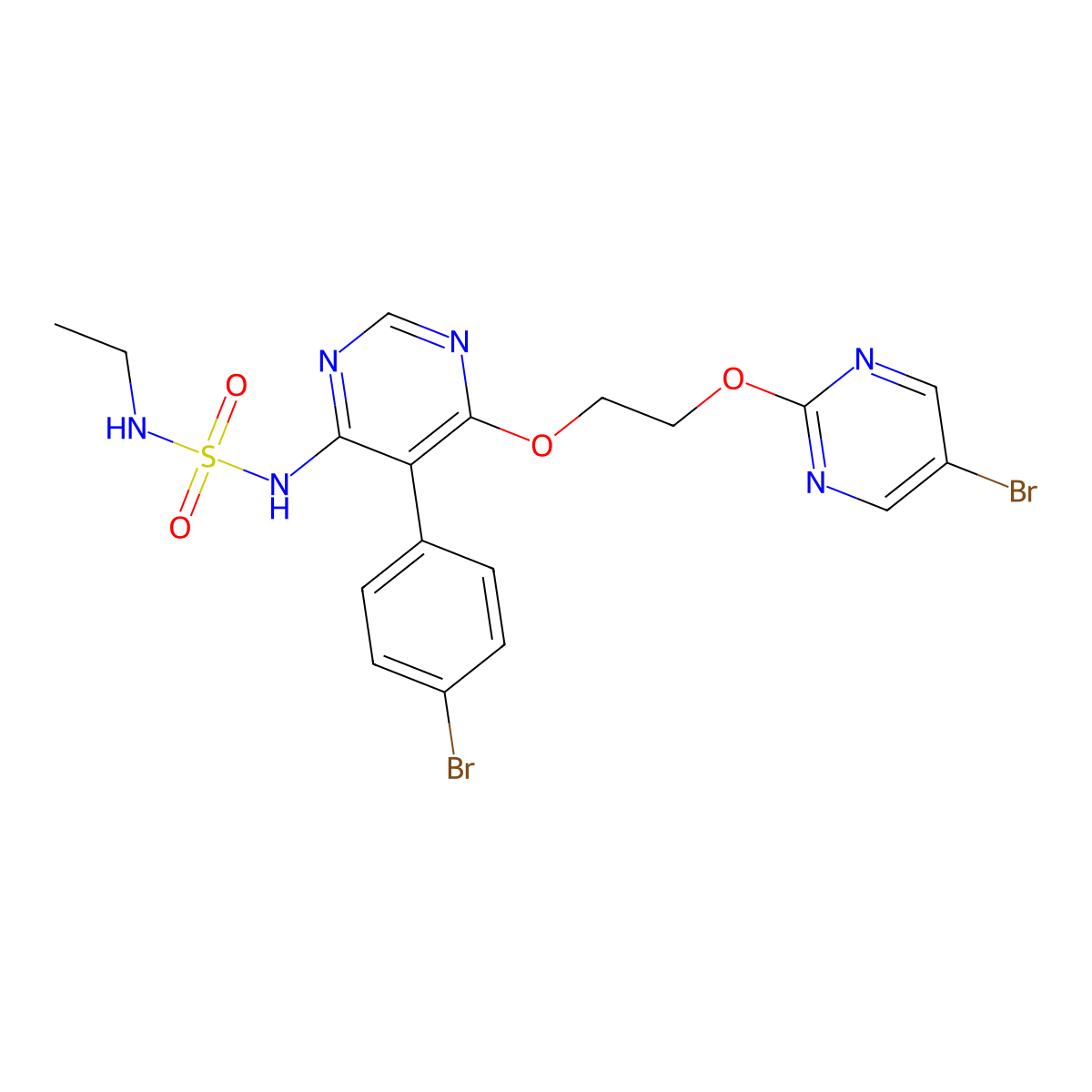 N-Despropyl-N-ethyl Macitentan molecular structure, CAS 441796-13-0