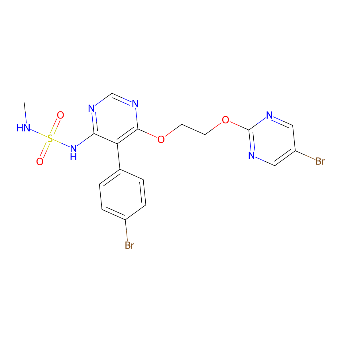 N-Despropyl-N-methyl Macitentan molecular structure, CAS 441798-25-0