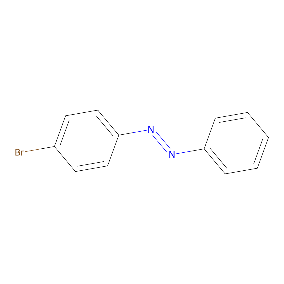 4-Bromoazobenzene molecular structure, CAS 4418-84-2