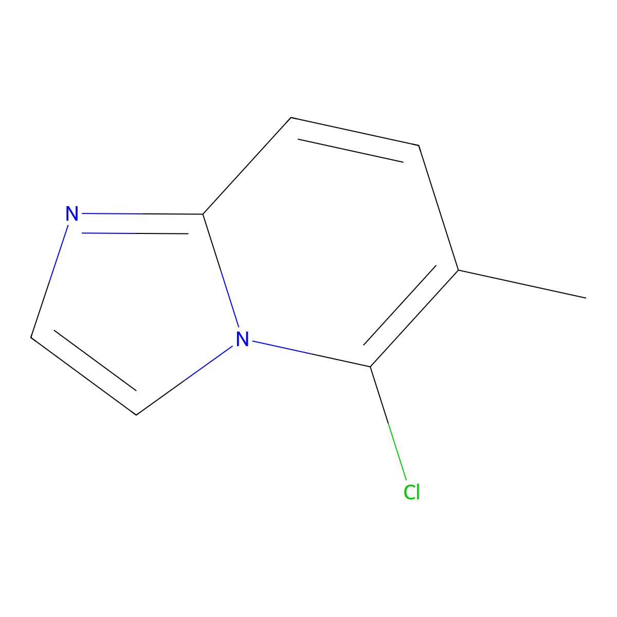 5-Chloro-6-methylimidazo[1,2-a]pyridine molecular structure, CAS 442129-34-2