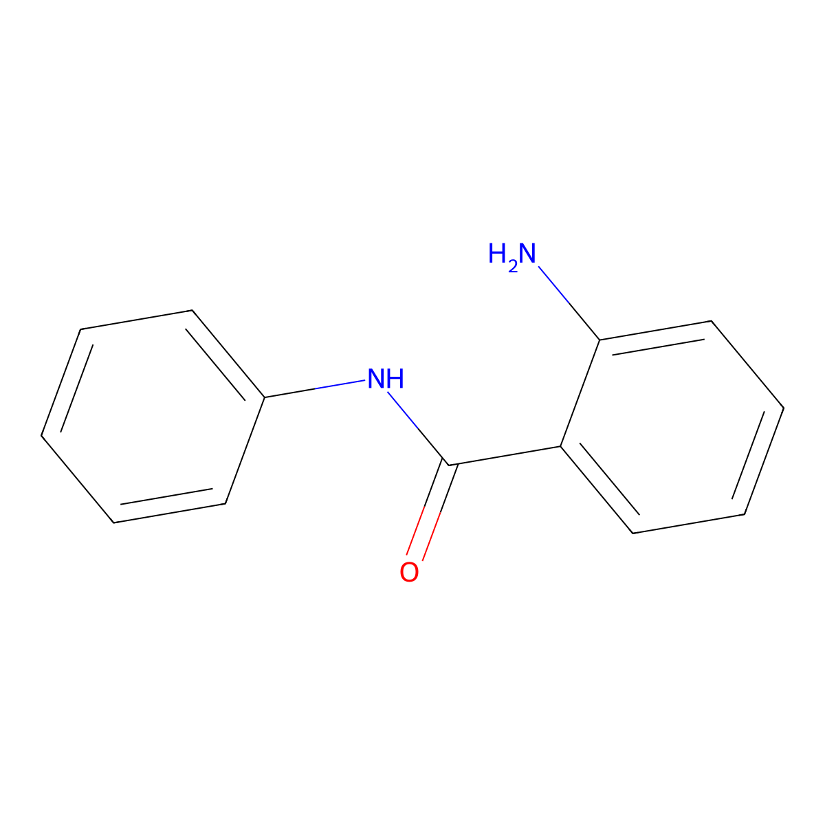 2-Amino-N-phenylbenzamide molecular structure, CAS 4424-17-3