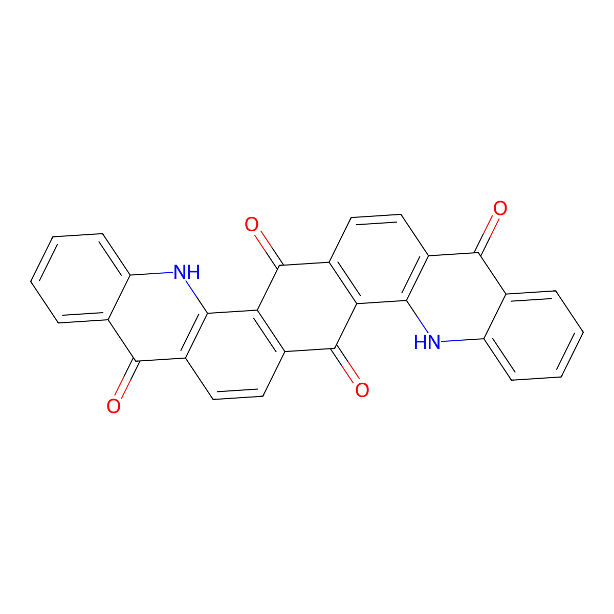 benzo[1,2-c:4,5-c']diacridine-6,9,15,18(5H,14H)-tetrone molecular structure, CAS 4424-87-7